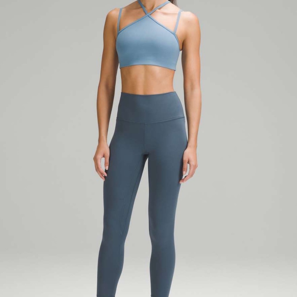- lululemon flow y strappy bra Utility Blue - Picture 8 of 8